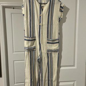 Short sleeve pant romper